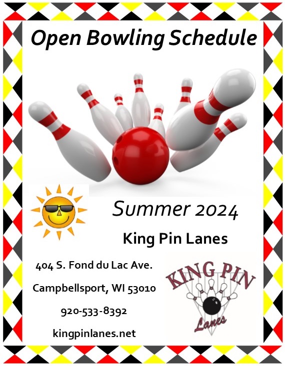 King Pin Lanes > OPEN BOWLING INFO > OPEN BOWLING